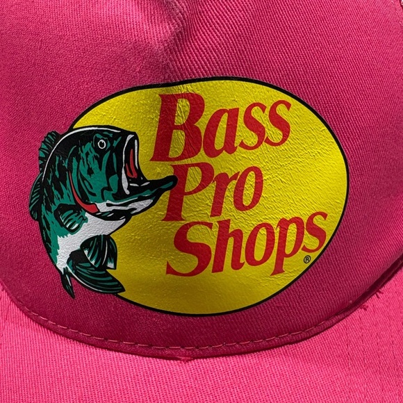 Bass Pro Shops "Gone Fishing" Pink Trucker Hat - Unisex - Picture 10 of 10